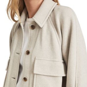 Reiss Wool Shirt Jacket